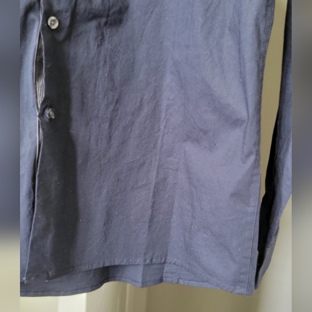 Kenneth Cole Reaction Blue Long Sleeve Wrinkle Free XL NWT - Picture 4 of 8